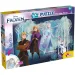 imagen de Frozen 2 en 1 puzzle y libro para colorear de 24 piezas 35x25cm - Lisciani 1