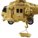 imagen de Fuerzas Armadas: Helicóptero de combate color arena con camuflaje y efectos de luz y sonido escala 1/20 21cm 3