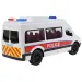 imagen de Furgón de policía blanco RC con control remoto y efectos de luz 2,4GHz escala 1/12 30cm 2