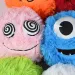 imagen de Fuzzy Monsters bola de peluche peludo de 23 cm en varias versiones 5