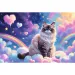imagen de Gato en el reino de las nubes puzzle de 160 piezas - Trefl 2