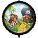 Globo de foil con diseño de pirata 46cm