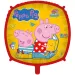 Globo de foil cuadrado de Peppa Pig 46cm