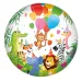 Globo de foil de cumpleaños – Diseño de animales divertidos 46cm