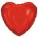 Globo de foil en forma de corazón – rojo 46cm