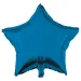 Globo de foil en forma de estrella – azul 46cm