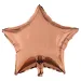 Globo de foil en forma de estrella – oro rosa 46cm