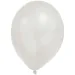 Globo metálico pastel blanco – set de 8 unidades