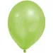 Globo verde pastel metálico – set de 8 unidades