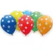 Globos de colores con lunares – set de 6 piezas