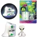 imagen de Glow'N Fun Slime Alien: Slime fluorescente en barril con figura de extraterrestre 2