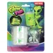 imagen de Glow'N Fun Slime Alien: Slime fluorescente en barril con figura de extraterrestre 1