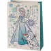 Gran bolsa de regalo premium de Elza con diseño de hierba verde de gran tamaño 26x14x33cm