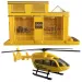 imagen de Gran conjunto de juego de construcción con vehículos y helicóptero de 9 piezas 2
