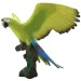 imagen de Gran loro verde figura de juguete - Bullyland 1