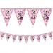 Guirnalda de banderines de Minnie Mouse y Daisy con estampado