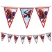 Guirnalda de fiesta reutilizable con estampado de Spiderman 230cm