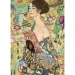 imagen de Gustav Klimt: La dama con abanico puzzle de 1000 piezas - Trefl 2