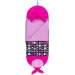 imagen de Happy Nappers: Almohada saco de dormir en forma de delfín rosa 137cm 2