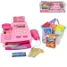 imagen de Happy Shopping: Caja registradora rosa con productos, sonido y accesorios 22x10x15cm 1