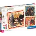 Harry Potter rompecabezas Supercolor de 3x48 piezas - Clementoni
