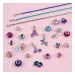 imagen de ¡Hazlo real! Set de creación de pulseras con medallas de cristal en azul claro 3
