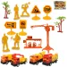 imagen de Heavy Duty: Set de juego de construcción con coches de volante y accesorios 1