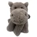 Hipopótamo de peluche de 20 cm