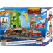 imagen de Hot Wheels: Estación de servicio de la ciudad set de pista con 1 cochecito - Mattel 1