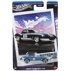 Hot Wheels: Jaguar Lightweight E‑Type cochecito 1/64 – Mattel