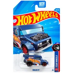 Hot Wheels: Mailed It! cochecito azul 1/64 - Mattel