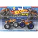 Hot Wheels Monster Trucks: 1956 Hi-Tail Hauler vs 2017 Ford Raptor paquete de 2 coches en miniatura 1/64 - Mattel