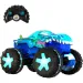 imagen de Hot Wheels Monster Trucks: Coche monstruo interactivo Mega Wrex a control remoto - Mattel 2