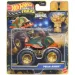 Hot Wheels Monster Trucks: Piran-Ahhh coche de campeonato con trofeo 1/64 – Mattel