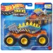 Hot Wheels Monster Trucks: Vehículo remolcador Motosaurus de seis ruedas 1/64 – Mattel