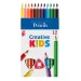 ICO: Creative Kids lápiz jumbo triangular de colores 12 unidades