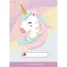 ICO: Cuaderno de ejercicios con diseño de unicornio A/5