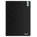 ICO: Estudiante Prémium Negro Cuaderno A/4 Liso 40 Hojas