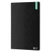 ICO: Estudiante Premium Negro Cuaderno Espiral A/4 Liso 100 Hojas