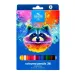 ICO: Koh-I-Noor 3555 Lápiz de colores hexagonal en caja con mapache de 36 piezas