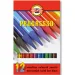 ICO: Progreso lápiz pastel 12ud Koh-I-Noor