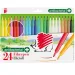 ICO: Set de rotuladores de colores antibacterianos de 24 piezas