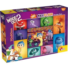 imagen de Inside Out 2 2 en 1 maxi puzzle y colorear 150 piezas 70x50cm - Lisciani 1