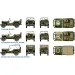 imagen de Italeri 1/72 Willys Jeep 1/4 tonelada 4x4 vehículos militares set de maquetas de 2 piezas 3