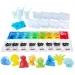 imagen de Jelly Gelz Dinos set creativo para hacer figuras de gel de dinosaurios - Simba Toys 3