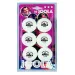 Juego de 6 pelotas de ping pong blancas Joola