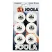 Juego de 6 pelotas de ping pong Joola blancas
