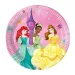 Juego de 8 platos de papel de Princesas Disney de 20 cm