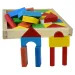 imagen de Juego de bloques de madera de colores de 24 piezas en caja 1