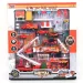Juego de bomberos con gasolinera y accesorios